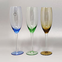 Load image into Gallery viewer, 1970s Astonishing Set of Six Murano Glasses by Nason. Made in Italy Madinteriorart by Maden
