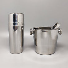 Load image into Gallery viewer, 1970s Gorgeous Cocktail Shaker With Ice Bucket by Mepra. Made in Italy Madinteriorart by Maden