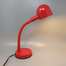 Load image into Gallery viewer, 1970s Gorgeous Red Table Lamp by Veneta Lumi. Made in Italy Madinteriorart by Maden
