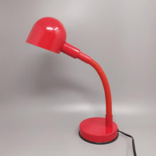 Load image into Gallery viewer, 1970s Gorgeous Red Table Lamp by Veneta Lumi. Made in Italy Madinteriorart by Maden