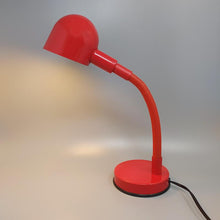 Load image into Gallery viewer, 1970s Gorgeous Red Table Lamp by Veneta Lumi. Made in Italy Madinteriorart by Maden