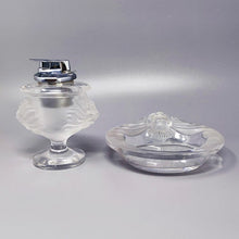 Load image into Gallery viewer, 1970s Gorgeous Smoking Set by Lalique. Signed on The Bottom. Made in France Madinteriorart by Maden