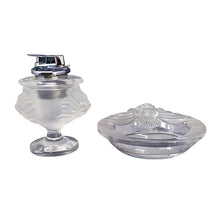 Load image into Gallery viewer, 1970s Gorgeous Smoking Set by Lalique. Signed on The Bottom. Made in France Madinteriorart by Maden