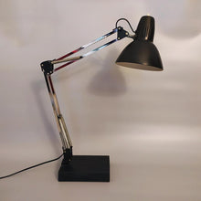 Load image into Gallery viewer, 1970s Original Black Gorgeous Architect Table Lamp by Arteluce. Made in Italy Madinteriorart by Maden