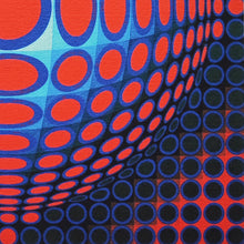 Load image into Gallery viewer, 1970s Original Gorgeous Victor Vasarely Op Art Limited Edition Lithograph Madinteriorart by Maden