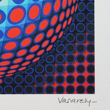 Load image into Gallery viewer, 1970s Original Gorgeous Victor Vasarely Op Art Limited Edition Lithograph Madinteriorart by Maden