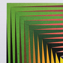 Load image into Gallery viewer, 1970s Original Gorgeous Victor Vasarely "Vonal Prim" Limited Edition Lithograph Madinteriorart by Maden