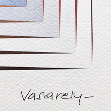 Load image into Gallery viewer, 1970s Original Gorgeous Victor Vasarely "Vonal Prim" Limited Edition Lithograph Madinteriorart by Maden