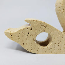 Load image into Gallery viewer, 1970s Original Rare Travertine Swan Sculpture designed by Enzo Mari for F.lli Mannelli. Made in Italy Madinteriorart by Maden