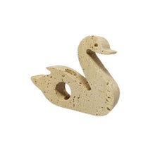 Load image into Gallery viewer, 1970s Original Rare Travertine Swan Sculpture designed by Enzo Mari for F.lli Mannelli. Made in Italy Madinteriorart by Maden