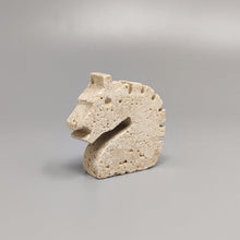 Load image into Gallery viewer, 1970s Original Travertine Horse Sculpture by Enzo Mari for F.lli Mannelli Madinteriorart by Maden