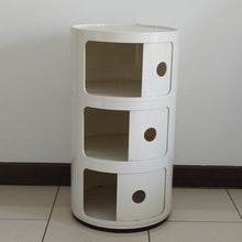 Load image into Gallery viewer, 1970s Pair of vintage White Plastic Modular Cabinets by Anna Castelli Ferrieri for Kartell. Made in Italy Madinteriorart by Maden