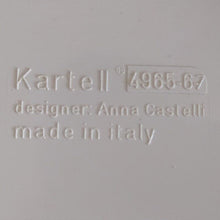 Load image into Gallery viewer, 1970s Pair of vintage White Plastic Modular Cabinets by Anna Castelli Ferrieri for Kartell. Made in Italy Madinteriorart by Maden