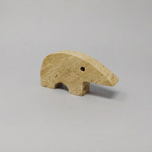Load image into Gallery viewer, 1970s Set of 4 Original Travertine Anteater Sculptures designed by Enzo Mari for F.lli Mannelli Madinteriorart by Maden