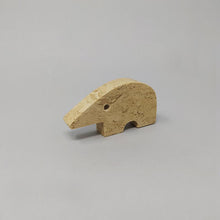 Load image into Gallery viewer, 1970s Set of 4 Original Travertine Anteater Sculptures designed by Enzo Mari for F.lli Mannelli Madinteriorart by Maden