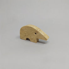 Load image into Gallery viewer, 1970s Set of 4 Original Travertine Anteater Sculptures designed by Enzo Mari for F.lli Mannelli Madinteriorart by Maden