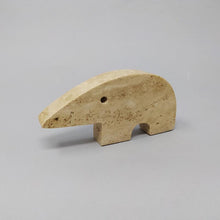 Load image into Gallery viewer, 1970s Set of 4 Original Travertine Anteater Sculptures designed by Enzo Mari for F.lli Mannelli Madinteriorart by Maden