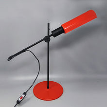 Load image into Gallery viewer, 1970s Stunning Red Table Lamp by Veneta Lumi. Made in Italy Madinteriorart by Maden