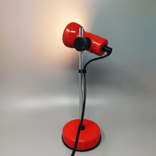 Load image into Gallery viewer, 1970s Stunning Red Table Lamp by Veneta Lumi. Made in Italy Madinteriorart by Maden