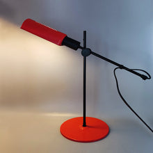 Load image into Gallery viewer, 1970s Stunning Red Table Lamp by Veneta Lumi. Made in Italy Madinteriorart by Maden