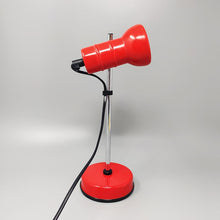 Load image into Gallery viewer, 1970s Stunning Red Table Lamp by Veneta Lumi. Made in Italy Madinteriorart by Maden