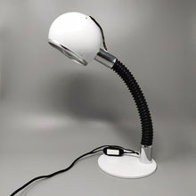 Load image into Gallery viewer, 1970s Stunning Space Age White Eyeball Table Lamp by Reggiani. Made in Italy Madinteriorart by Maden