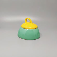 Load image into Gallery viewer, 1980s Gorgeous Green and Yellow Tea Set/Coffee Set in Ceramic by Naj Oleari. Made in Italy Madinteriorartshop by Maden
