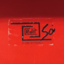 Load image into Gallery viewer, 1980s Gorgeous Red Vase "Hsing" by Ettore Sottsass. Made in Italy Madinteriorart by Maden