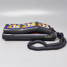 Load image into Gallery viewer, 1980s Gorgeous Swatch Twin Phone "Deco" With The Original Box. Memphis Style Madinteriorartshop by Maden