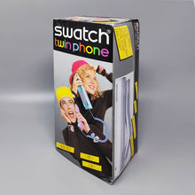 Load image into Gallery viewer, 1980s Gorgeous Swatch Twin Phone "Puzzle" With The Original Box. Memphis Style Madinteriorartshop by Maden