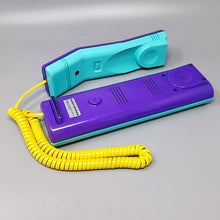 Load image into Gallery viewer, 1980s Gorgeous Swatch Twin Phone "Puzzle" With The Original Box. Memphis Style Madinteriorartshop by Maden