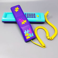 Load image into Gallery viewer, 1980s Gorgeous Swatch Twin Phone "Puzzle" With The Original Box. Memphis Style Madinteriorartshop by Maden