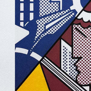 1980s Original Stunning Roy Lichtenstein "Industry And The Arts (II)" Limited Edition Lithograph Madinteriorart by Maden