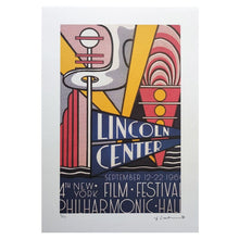 Load image into Gallery viewer, 1980s Original Stunning Roy Lichtenstein "Lincoln Center" Limited Edition Lithograph Madinteriorart by Maden