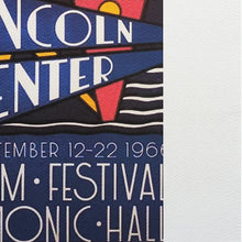 Load image into Gallery viewer, 1980s Original Stunning Roy Lichtenstein "Lincoln Center" Limited Edition Lithograph Madinteriorart by Maden