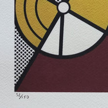 Load image into Gallery viewer, 1980s Original Stunning Roy Lichtenstein "Salute To Aviation Corlett 63" Limited Edition Lithograph Madinteriorart by Maden