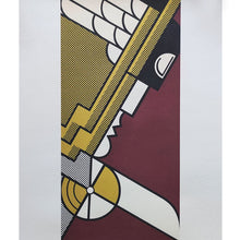 Load image into Gallery viewer, 1980s Original Stunning Roy Lichtenstein "Salute To Aviation Corlett 63" Limited Edition Lithograph Madinteriorart by Maden