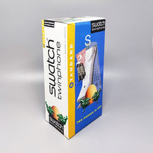 Load image into Gallery viewer, 1990s Gorgeous Swatch Twin Phone "Deluxe" With The Original Box. Memphis Style Madinteriorartshop by Maden