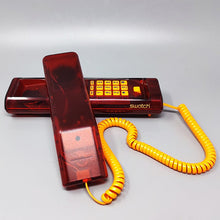 Load image into Gallery viewer, 1990s Gorgeous Swatch Twin Phone "Deluxe" With The Original Box. Memphis Style Madinteriorartshop by Maden
