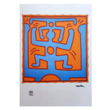 Load image into Gallery viewer, 1990s Original Gorgeous Keith Haring Limited Edition Lithograph Madinteriorart by Maden