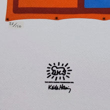 Load image into Gallery viewer, 1990s Original Gorgeous Keith Haring Limited Edition Lithograph Madinteriorart by Maden