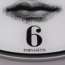 Load image into Gallery viewer, 1990s Wall Clock in Glass by Fornasetti. Made in Italy Madinteriorart by Maden