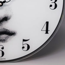 Load image into Gallery viewer, 1990s Wall Clock in Glass by Fornasetti. Made in Italy Madinteriorart by Maden