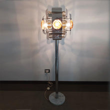 Load image into Gallery viewer, Astonishing Floor Lamp by Toni Zuccheri for Mazzega with Murano Glasses and marble base, 1970s Madinteriorart by Maden