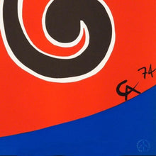 Load image into Gallery viewer, Original Astonishing Alexander Calder "Swirl" Lithograph 1974 Madinteriorart by Maden