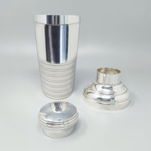 Load image into Gallery viewer, 1930s Astonishing Art Deco Silver Plated Cocktail Shaker. Made in France Madinteriorart by Maden

