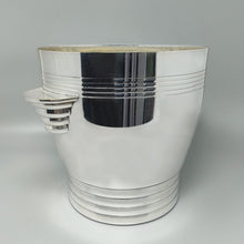 Load image into Gallery viewer, 1930s Gorgeous Art Deco Ice Bucket by Vuillermet in Silver Plated. Made in France Madinteriorart by Maden
