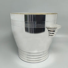 Load image into Gallery viewer, 1930s Gorgeous Art Deco Ice Bucket by Vuillermet in Silver Plated. Made in France Madinteriorart by Maden
