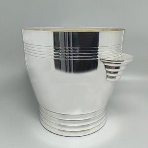 1930s Gorgeous Art Deco Ice Bucket by Vuillermet in Silver Plated. Made in France Madinteriorart by Maden