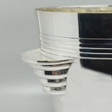 Load image into Gallery viewer, 1930s Gorgeous Art Deco Ice Bucket by Vuillermet in Silver Plated. Made in France Madinteriorart by Maden
